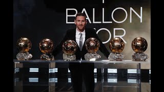 Leo Messi, six-time Ballon d'Or winner