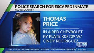 Escaped Kentucky inmate last seen in Cabell County, West Virginia