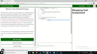 freecodecamp-React Use Default Props-solution