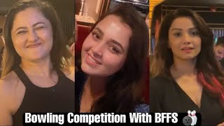 Bowling Competition with BFF | Tejasswi Prakash |  Rashami Desai | Adaa Khan