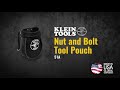 Nut and Bolt Tool Pouch, 9 x 3.5 x 10-Inch (51A)