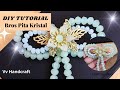 TUTORIAL BROS PITA KRISTAL easy bow crystal strap phone #diy #handmade #craft