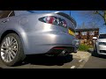 Mazda 6 mps Mazdaspeed 6 Japspeed stainless steel exhaust sound