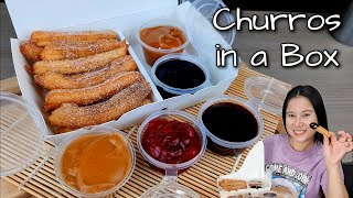 May Itlog Ka Ba At Harina? Gawin Nating Churros Yan At Ilagay Natin Sa Box Kasama Ng Masarap Na Dip!