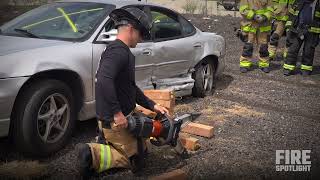 EV Battery Fire Hydraulic Spreaders Lift | Firefighter Training