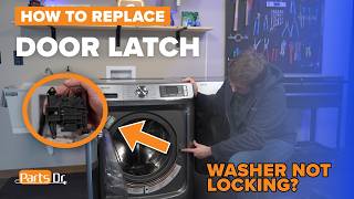F5E2, F5E3, or F5E4 Errors - How to replace the Door Lock Latch on Whirlpool Maytag Amana Washer
