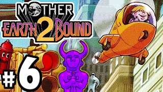 EarthBound 🌎 (MOTHER 2) Part 6 | Fourside Teleport to Mani-Mani Moonside | Nintendo SNES Walkthrough