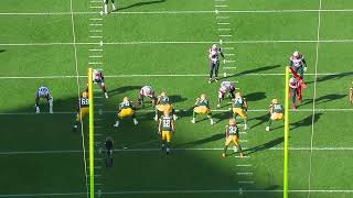 Packers fly mid zone vs NE week 4 2022