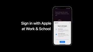 WWDC22: Discover Sign in with Apple at Work & School | Apple