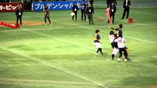 さくらボウル2014第1Q武庫川女子大ポイントアフタータッチダウン