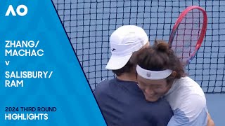 Machac/Zhang v Ram/Salisbury Highlights | Australian Open 2024 Third Round