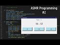 ASMR Programming - Timed Math Quiz | TheCodeSpectrum