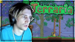 xQc Plays Terraria Classic (with chat)
