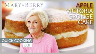 How to Make Mary Berry’s Moist Apple Victoria Sponge | Mary Berry's Quick Cooking | Mary Berry