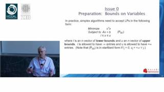 Robert Bixby: Solving Linear Programs: The Dual Simplex Algorithm (3/3): Implementing the Algorithm