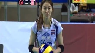 ไทย - เซอร์เบีย set3 [[วอลเลย์บอล WGP 2014]] 2.8.2014