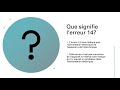 opticlimate erreur 14 explication