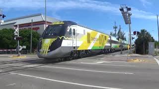MY LAST TRAIN IN FLORIDA ON SPRING BREAK!  Bright line train "BL-601"