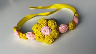 DIY Radha Krishna Jewellery | Janmashtami Special Radha Krishna Jewellery | DIY Floral Ribbon Choker