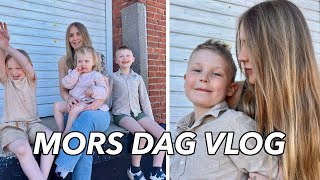 VLOG: fejrer mors dag med mine tre børn + hvad vi spiser på en uge (familie på fem)