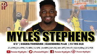 Myles Stephens 2019-20 Highlights | Guard/Forward | Oldenburg ProB