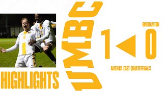 UMBC Men's Soccer vs Binghamton | 11/9/24 | America East Quarterfinals