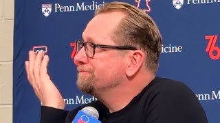 Nick Nurse On Crazy Ending Against Clippers And Referees In James Harden Sixers