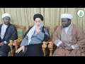 'YAN UWA DAKE KARATU A IRAKI SUN KAI ZIYARAR JAJE GA BABBAN LIMAMIN JUMMU'AH NA NAJAF