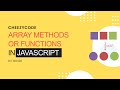JavaScript Array Methods with Examples | JavaScript Tutorial in Hindi | #30