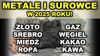 Złoto, srebro, miedź, ropa, gaz, węgiel i inne - prognozy rynkowe na 2025 rok!