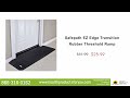 benefits of safepath ez edge transition rubber threshold ramp