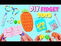 7 DIY Fidget Toys - Viral TikTok Fidget Toys Ideas - Carrot Pop It & more! DIY Pop It Satisfying!