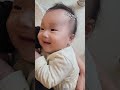 엄마 얼굴만 봐도 기분좋은 아기💛 4개월아기 아기쇼츠 babyshorts baby 귀여운아기 아기낮잠