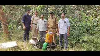 തളിപ്പറമ്പിൽ നിന്ന് വൻ വാഷ് ശേഖരം പിടികൂടി നശിപ്പിച്ചു