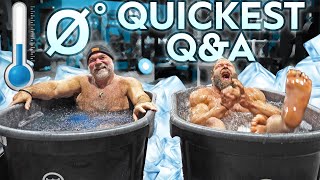 Old Powerlifter Shares Training Secrets in Ice Bath