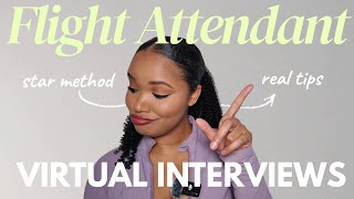 How to Pass the Flight Attendant Virtual Interview (STAR Method + Real Tips)