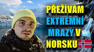 PŘEŽÍVÁM EXTRÉMNÍ MRAZY V NORSKU ! 🥶 #NORSKO 3