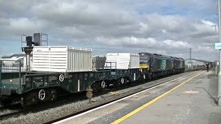 Nuclear Flask Train Bridgwater FD Class 68 \u0026 88 Double Header