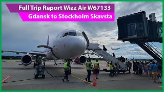 Full Trip Report: Wizz Air (W61733) Airbus A321-231 | Gdansk Poland to Stockholm Skavsta Sweden