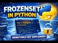 Frozenset in Python | Immutable Set Explained with Example
