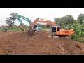 mark 5 vs hitachi zx200 1 งานขุดโคกหนองนา excavator ep.8412