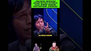 Aiman Uji Adian Napitupulu dengan Pertanyaan Tricky, Tapi Adian Berikan Jawaban Menohok!