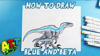 How to Draw BLUE AND BETA