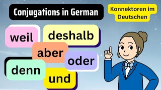 Deutsch lernen: Die wichtigsten Konjunktionen – und, oder, aber, denn, deshalb, weil 🚀