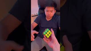 Can you solve a 2 move Rubik’s cube scramble? 🤔