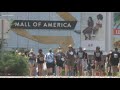 Protesters march from MOA to George Floyd's memorial