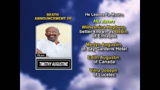 Timothy Augustine ~ Medium Obituary-
