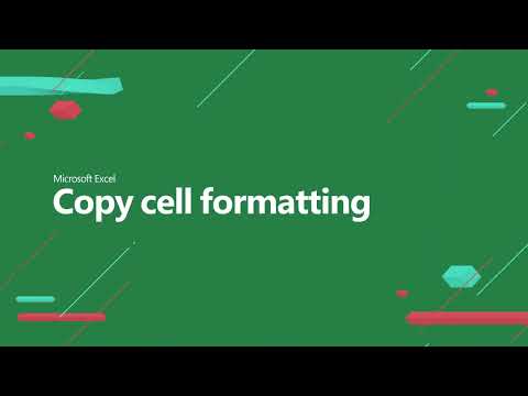 Copy Cell Formatting  | Excel Short Clip | Tutorial