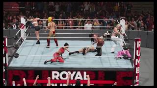 Girls Royal Rumble (WWE 2k19) - CPU vs. CPU - Wrestlemania 🤘🏼 #BDF
