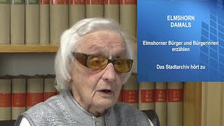 Elmshorn damals: Zeitzeugin Lieselotte Bornholdt